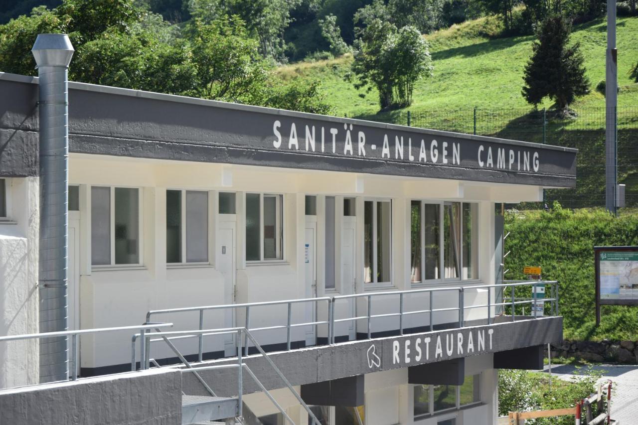 Campingplatz Mit Restaurant & Sportarena Leukerbad Ngoại thất bức ảnh