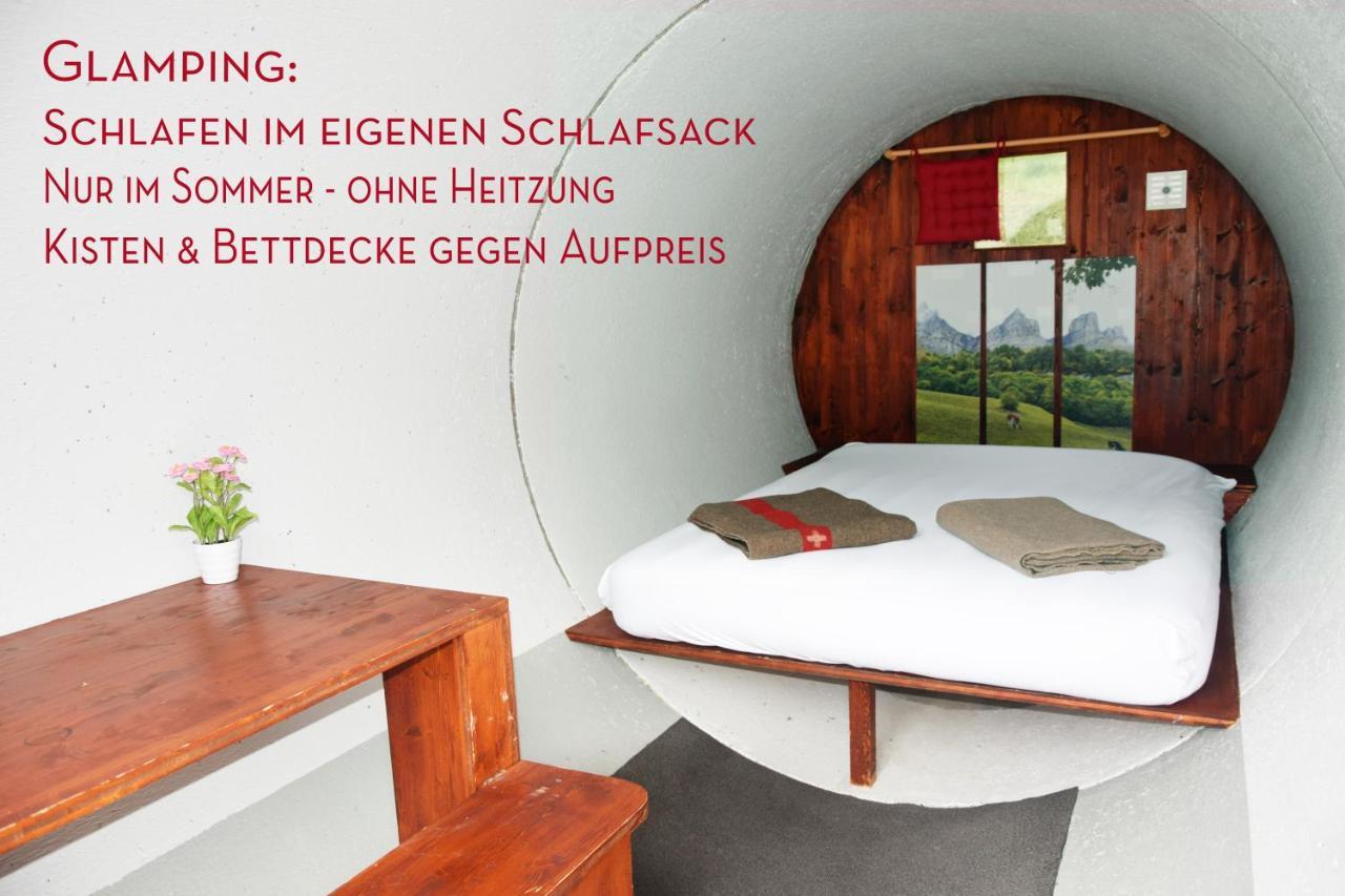 Campingplatz Mit Restaurant & Sportarena Leukerbad Ngoại thất bức ảnh